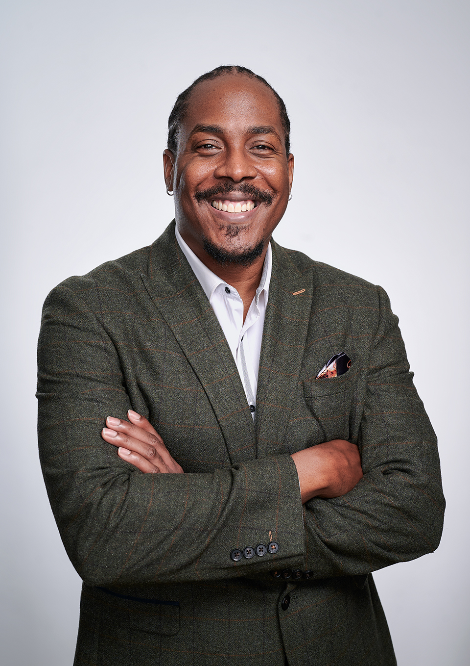 Businessman portrait of Julian, London studio
