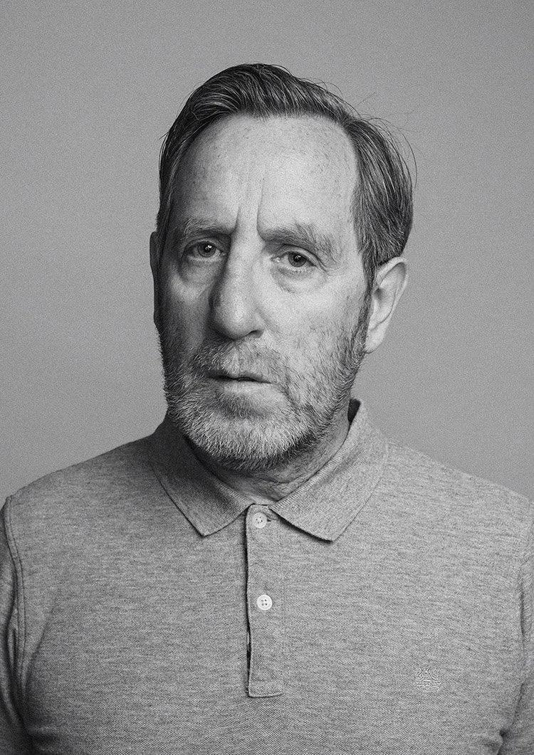 Professional Black and White Headshot of Actor Michael Smiley 