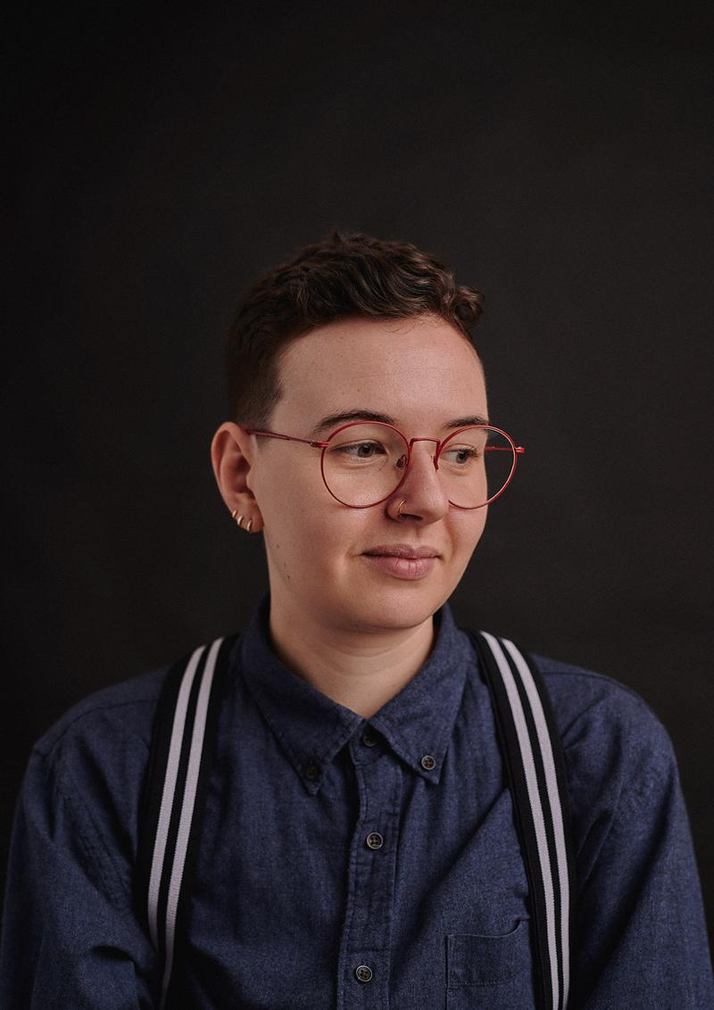 Author Cass Salter Portrait by London author headshot photographer.