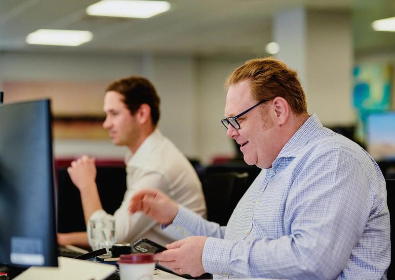 Professional business headshot for London executive