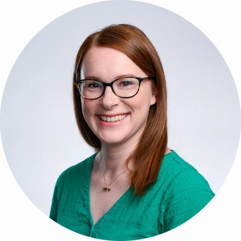 Professional LinkedIn Headshot for Jen, shot in my London Studio with a white backdrop