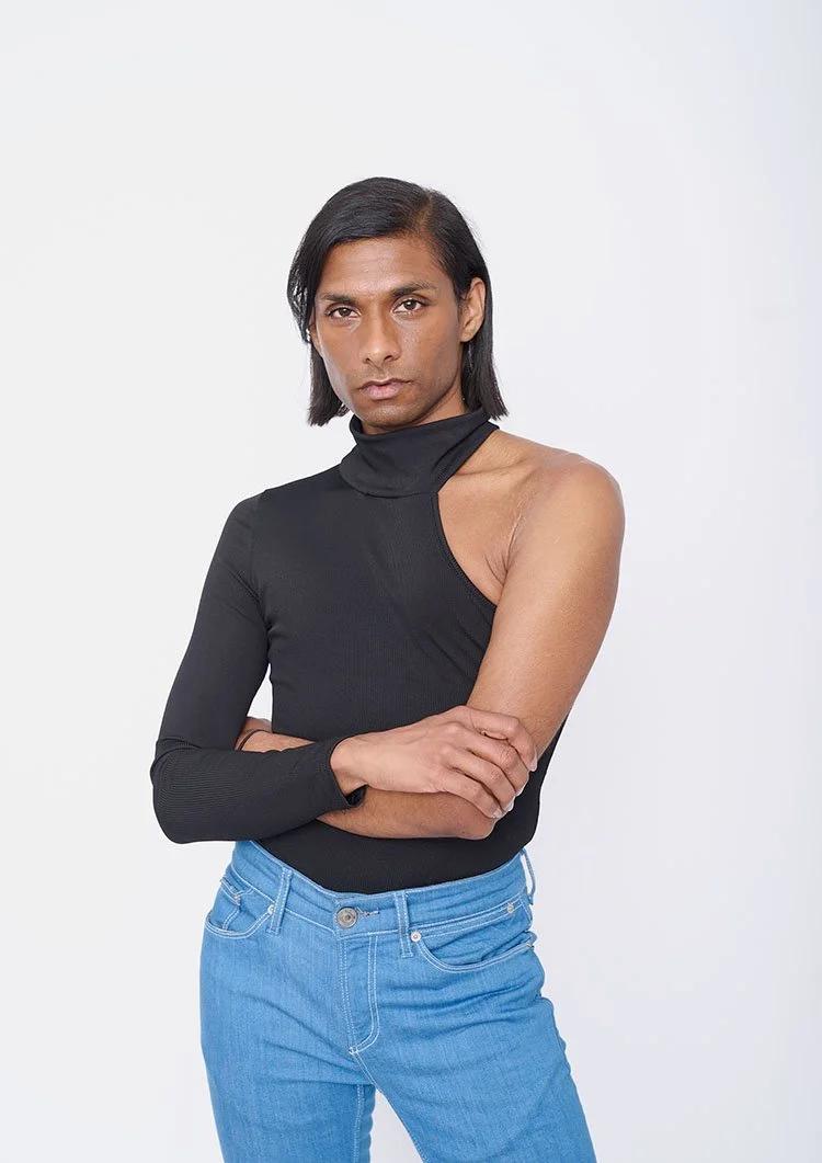 Model polaroids London studio