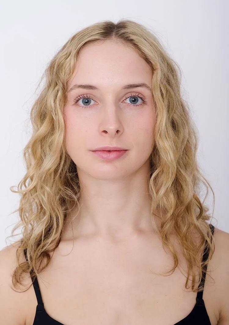 Model polaroids London studio